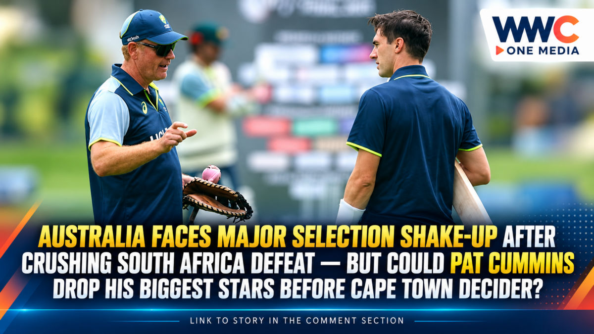 Australia Faces Major Selection Shake-Up After Crushing South Africa Defeat — But Could Pat Cummins Drop His Biggest Stars Before Cape Town Decider?