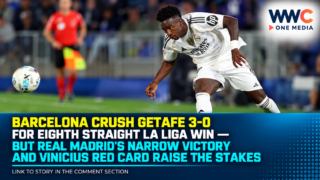 Barcelona Crush Getafe 3-0 for Eighth Straight La Liga Win — But Real Madrid’s Narrow Victory and Vinicius Red Card Raise the Stakes