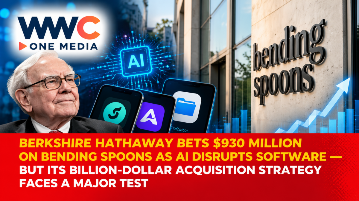 Berkshire Hathaway Bets $930 Million on Bending Spoons as AI Disrupts Software — But Its Billion-Dollar Acquisition Strategy Faces a Major Test