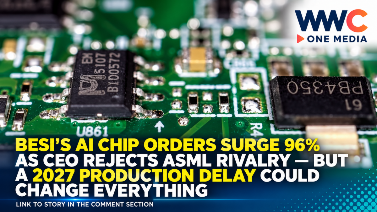 Besi’s AI Chip Orders Surge 96% as CEO Rejects ASML Rivalry — But a 2027 Production Delay Could Change Everything