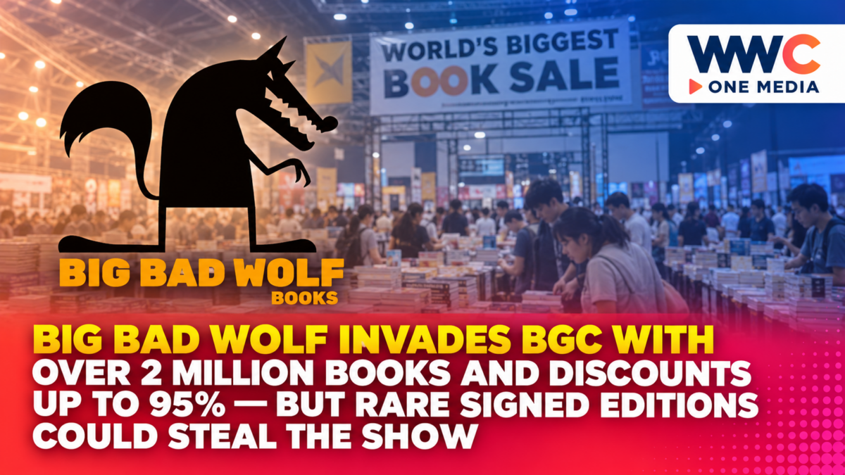 Big Bad Wolf Invades BGC With Over 2 Million Books and Discounts Up to 95% — But Rare Signed Editions Could Steal the Show