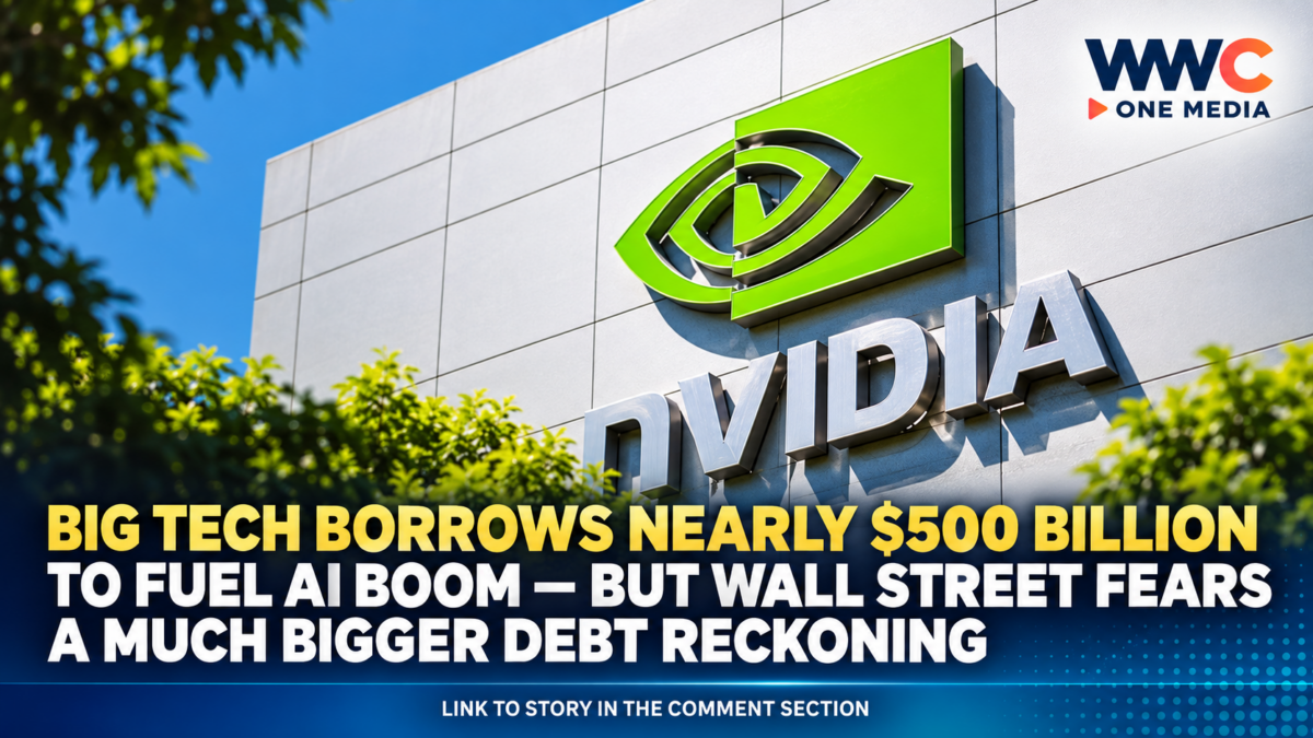 Big Tech Borrows Nearly $500 Billion to Fuel AI Boom — But Wall Street Fears a Much Bigger Debt Reckoning
