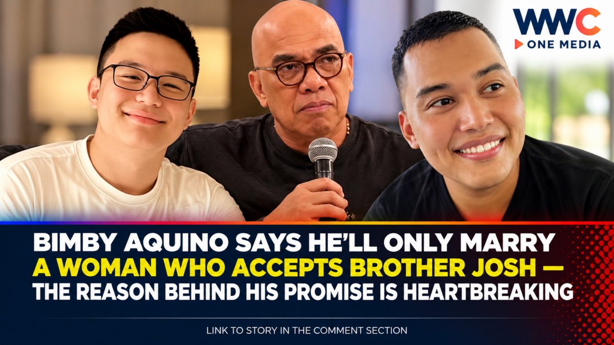 Bimby Aquino Says He’ll Only Marry a Woman Who Accepts Brother Josh — The Reason Behind His Promise Is Heartbreaking