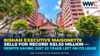 Bishan Executive Maisonette Sells for Record S$1.55 Million — Despite Having Just 62 Years Left on Its Lease
