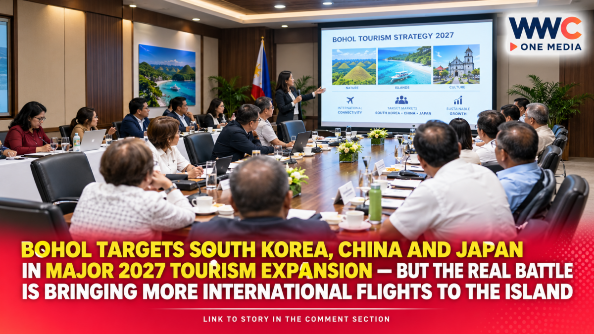 Bohol Targets South Korea, China and Japan in Major 2027 Tourism Expansion — But the Real Battle Is Bringing More International Flights to the Island