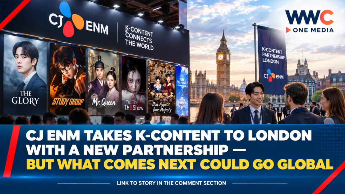 CJ ENM Takes K-Content to London With A New Partnership — But What Comes Next Could Go Global
