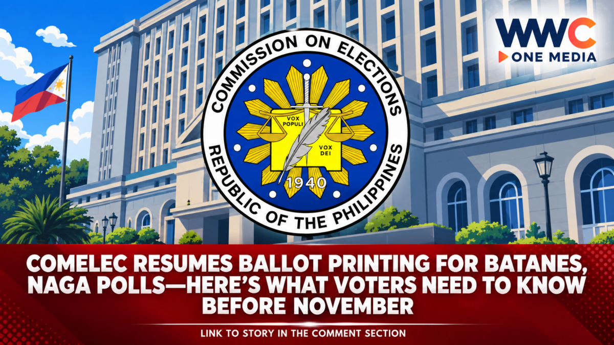 COMELEC Resumes Ballot Printing for Batanes, Naga Polls—Here’s What Voters Need to Know Before November
