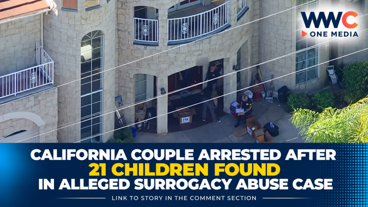 California Couple Arrested After 21 Children Found in Alleged Surrogacy Abuse Case