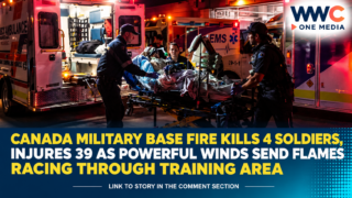 Canada Military Base Fire Kills 4 Soldiers, Injures 39 as Powerful Winds Send Flames Racing Through Training Area