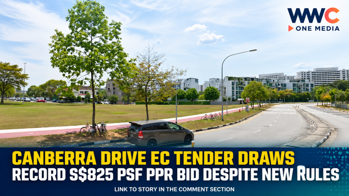 Canberra Drive EC Tender Draws Record S$825 psf ppr Bid Despite New Rules