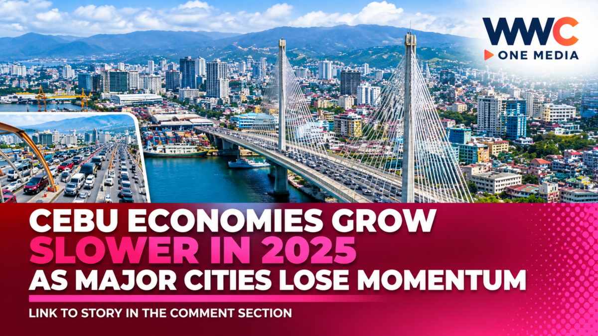 Cebu Economies Grow Slower in 2025 as Major Cities Lose Momentum
