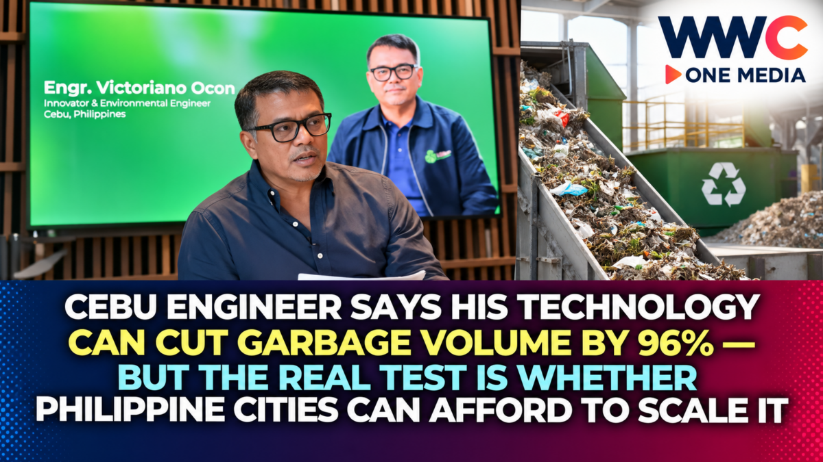 Cebu Engineer Says His Technology Can Cut Garbage Volume by 96% — But the Real Test Is Whether Philippine Cities Can Afford to Scale It