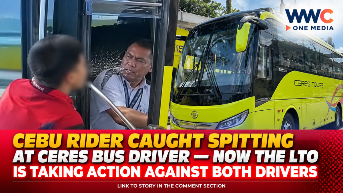 Cebu Rider Caught Spitting at Ceres Bus Driver — Now the LTO Is Taking Action Against Both Drivers