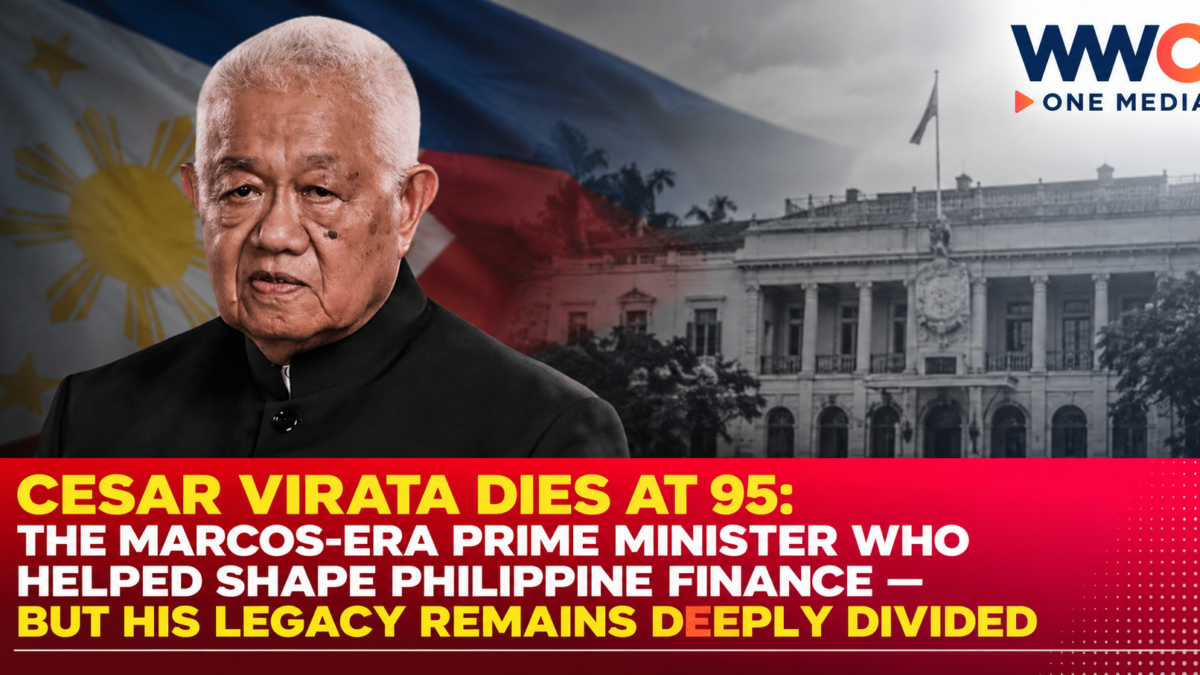 Cesar Virata Dies at 95: The Marcos-Era Prime Minister Who Helped Shape Philippine Finance — But His Legacy Remains Deeply Divided