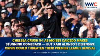 Chelsea Crush Bournemouth 5-1 as Moises Caicedo Makes Stunning Comeback — But Xabi Alonso’s Defensive Crisis Could Threaten Their Premier League Revival