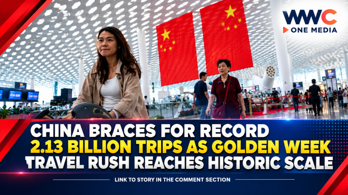 China Braces for Record 2.13 Billion Trips as Golden Week Travel Rush Reaches Historic Scale
