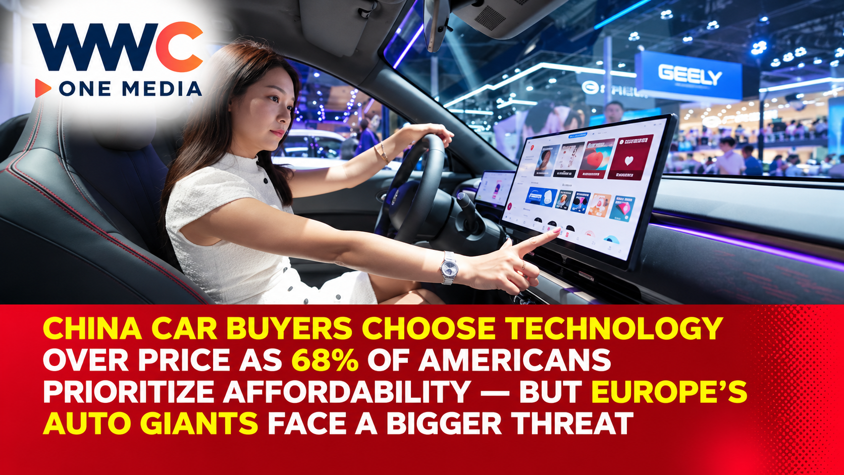 China Car Buyers Choose Technology Over Price as 68% of Americans Prioritize Affordability — But Europe’s Auto Giants Face a Bigger Threat