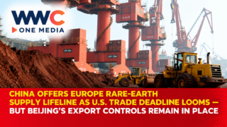 China Offers Europe Rare-Earth Supply Lifeline as U.S. Trade Deadline Looms — But Beijing’s Export Controls Remain in Place