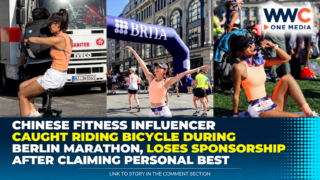 Chinese Fitness Influencer Caught Riding Bicycle During Berlin Marathon, Loses Sponsorship After Claiming Personal Best