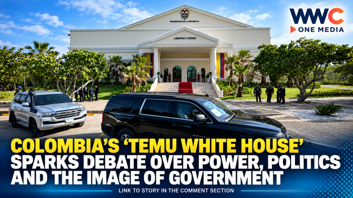 Colombia’s ‘Temu White House’ Sparks Debate Over Power, Politics and the Image of Government