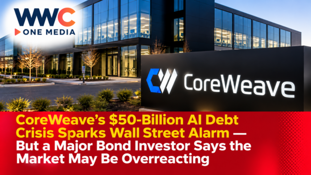 CoreWeave’s $50-Billion AI Debt Crisis Sparks Wall Street Alarm — But a Major Bond Investor Says the Market May Be Overreacting