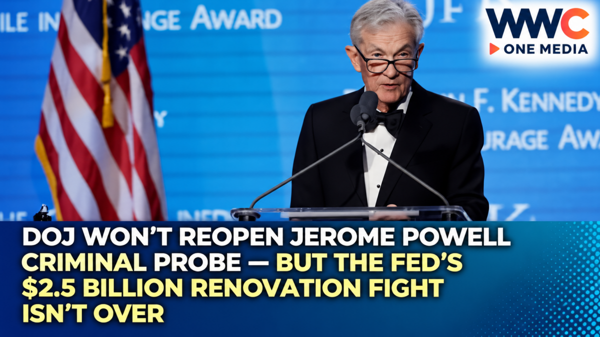 DOJ Won’t Reopen Jerome Powell Criminal Probe — But the Fed’s $2.5 Billion Renovation Fight Isn’t Over
