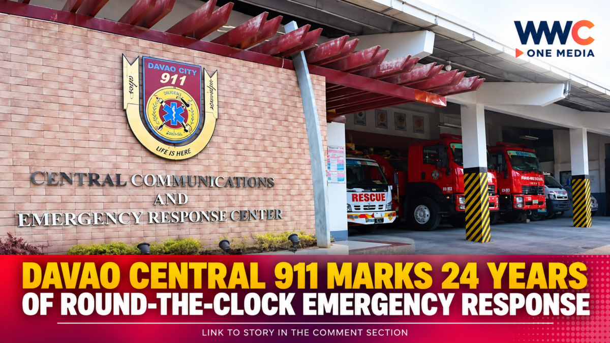 Davao Central 911 Marks 24 Years of Round-the-Clock Emergency Response