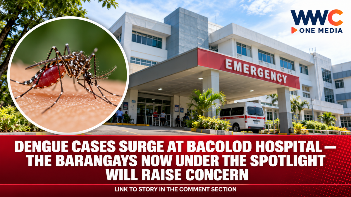 Dengue Cases Surge at Bacolod Hospital—The Barangays Now Under the Spotlight Will Raise Concern