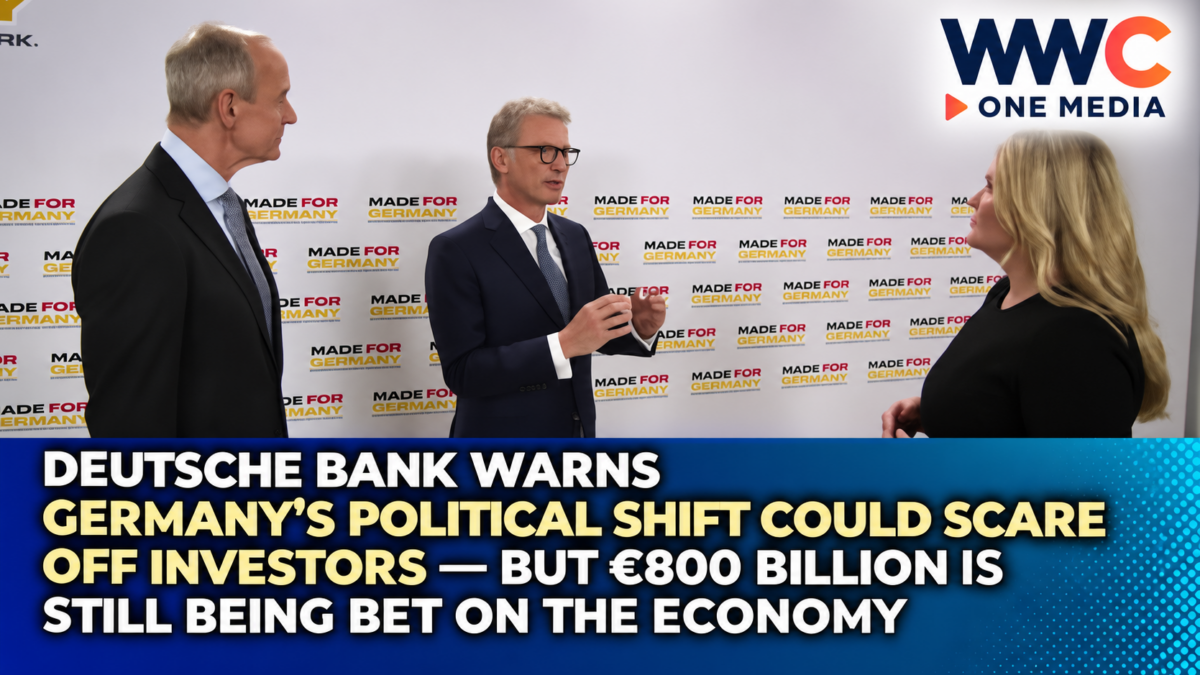 Deutsche Bank Warns Germany’s Political Shift Could Scare Off Investors — But €800 Billion Is Still Being Bet on the Economy