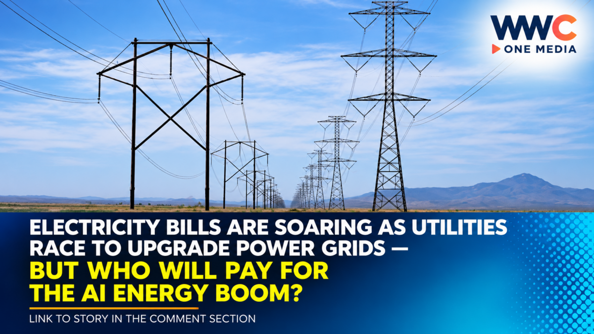 Electricity Bills Are Soaring as Utilities Race to Upgrade Power Grids — But Who Will Pay for the AI Energy Boom?