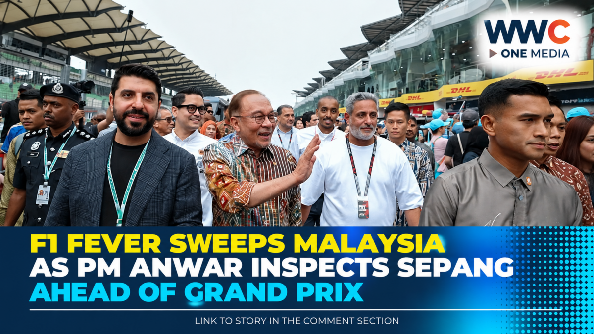 F1 FEVER SWEEPS MALAYSIA AS PM ANWAR INSPECTS SEPANG AHEAD OF GRAND PRIX