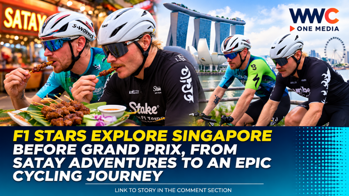 F1 Stars Explore Singapore Before Grand Prix, From Satay Adventures to an Epic Cycling Journey