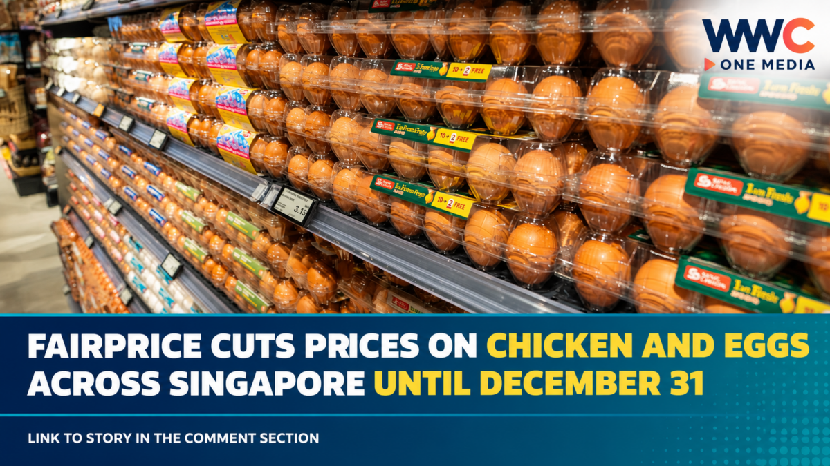 FairPrice Cuts Prices on Chicken and Eggs Across Singapore Until December 31