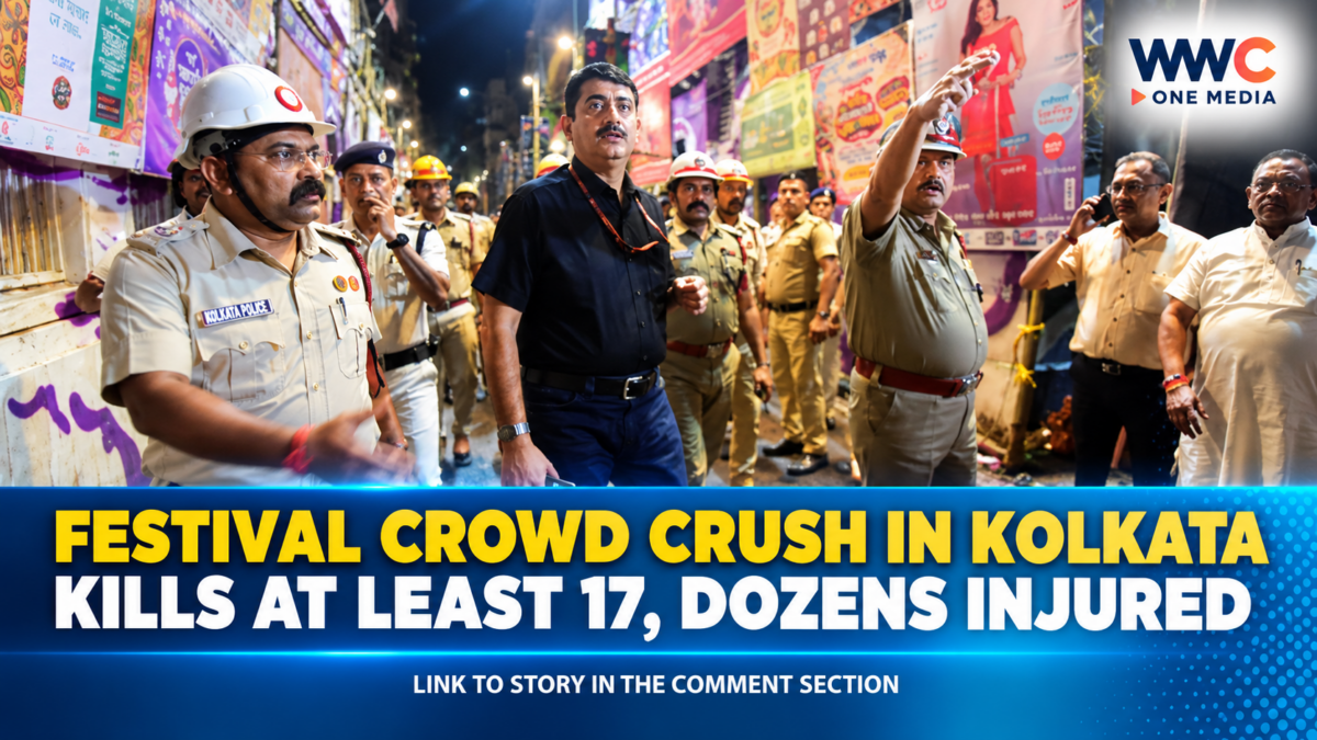Festival Crowd Crush in Kolkata Kills at Least 17, Dozens Injured
