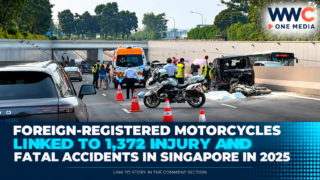 Foreign-Registered Motorcycles Linked to 1,372 Injury and Fatal Accidents in Singapore in 2025