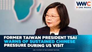 Former Taiwan President Tsai Warns of Sustained Chinese Pressure During US Visit