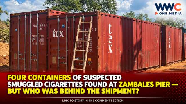 Four Containers of Suspected Smuggled Cigarettes Found at Zambales Pier—But Who Was Behind the Shipment?