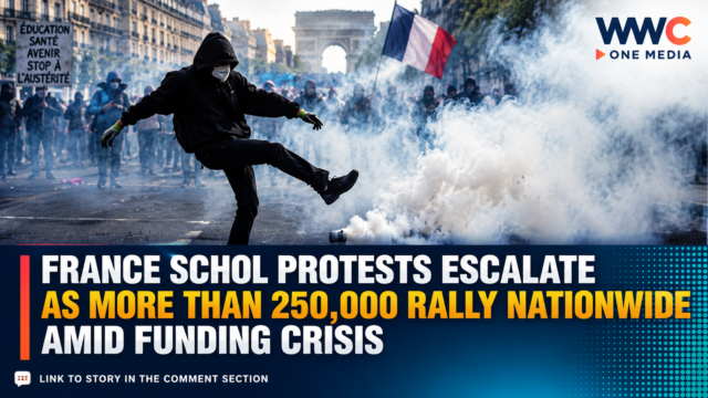 France School Protests Escalate as More Than 250,000 Rally Nationwide Amid Funding Crisis