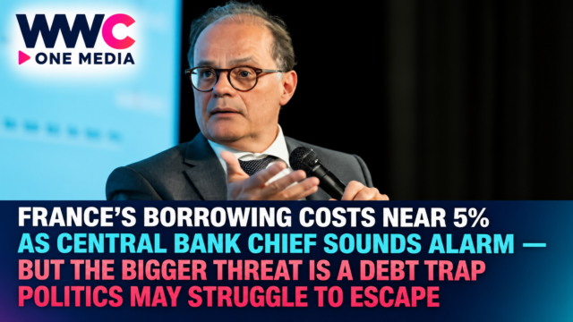 France’s Borrowing Costs Near 5% as Central Bank Chief Sounds Alarm — But the Bigger Threat Is a Debt Trap Politics May Struggle to Escape