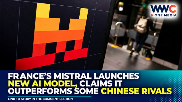 France’s Mistral Launches New AI Model, Claims It Outperforms Some Chinese Rivals