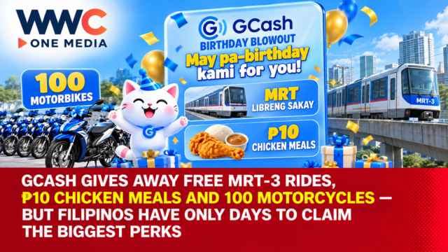 GCash Gives Away Free MRT-3 Rides, ₱10 Chicken Meals and 100 Motorcycles — But Filipinos Have Only Days to Claim the Biggest Perks