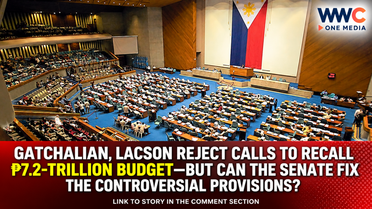 Gatchalian, Lacson Reject Calls to Recall ₱7.2-Trillion Budget—But Can the Senate Fix the Controversial Provisions?