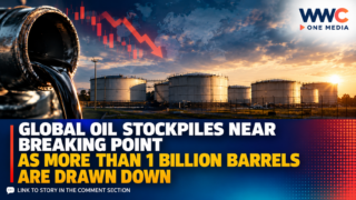 Global Oil Stockpiles Near Breaking Point as More Than 1 Billion Barrels Are Drawn Down