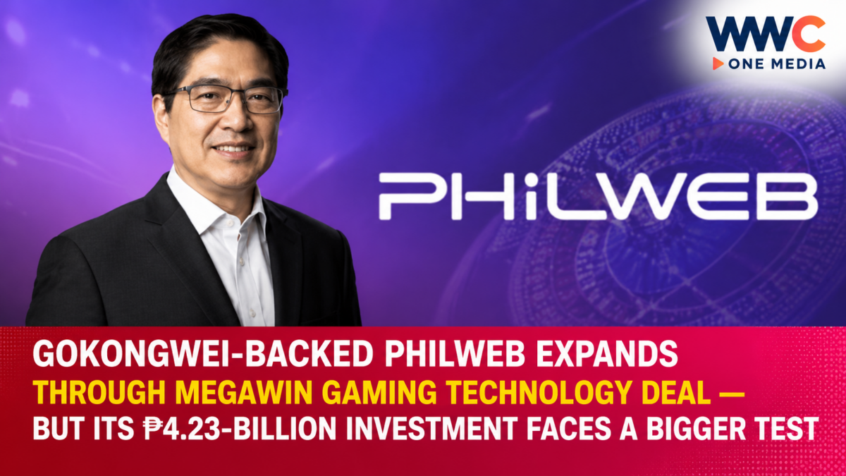 Gokongwei-Backed PhilWeb Expands Through MegaWin Gaming Technology Deal — But Its ₱4.23-Billion Investment Faces a Bigger Test