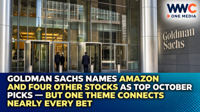 Goldman Sachs Names Amazon and Four Other Stocks as Top October Picks — But One Theme Connects Nearly Every Bet