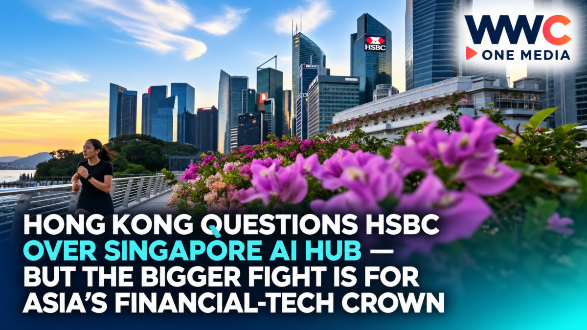 Hong Kong Questions HSBC Over Singapore AI Hub — But the Bigger Fight Is for Asia’s Financial-Tech Crown
