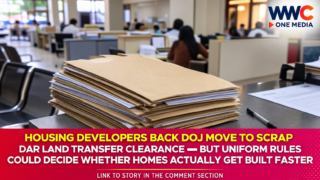 Housing Developers Back DOJ Move to Scrap DAR Land Transfer Clearance — But Uniform Rules Could Decide Whether Homes Actually Get Built Faste