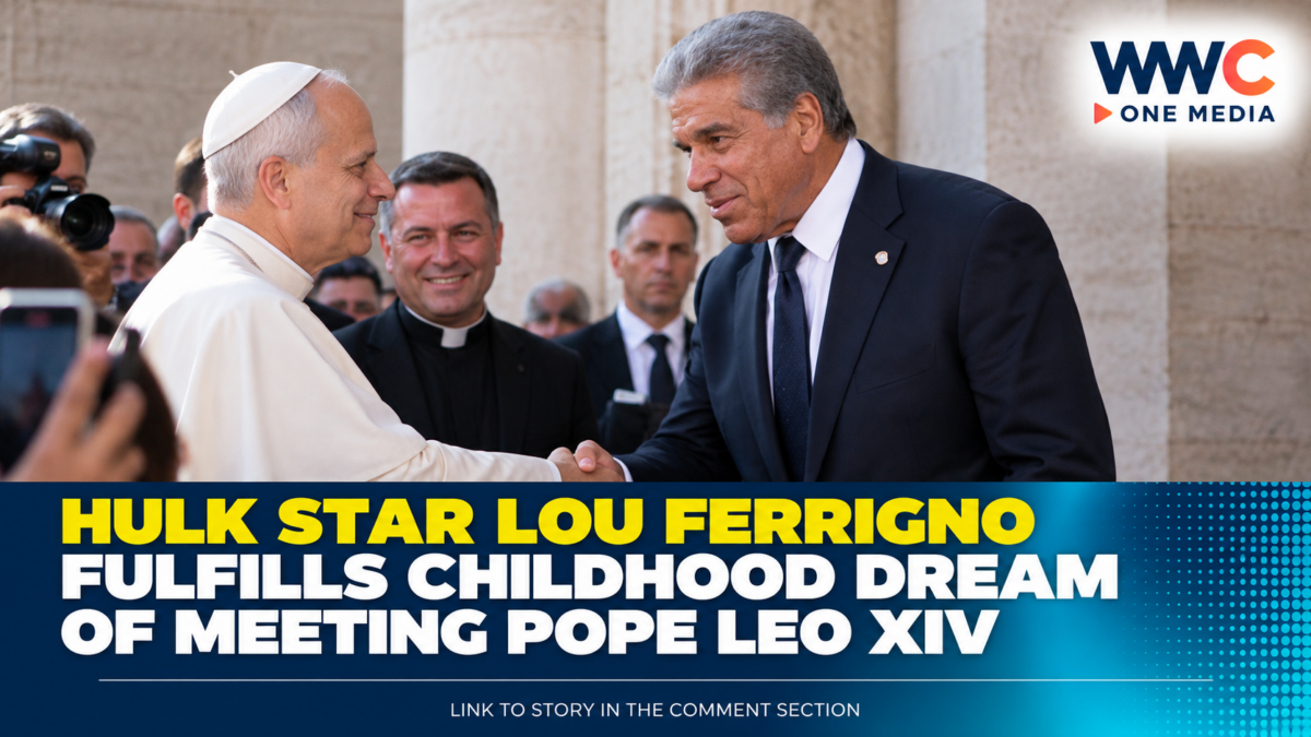 Hulk Star Lou Ferrigno Fulfills Childhood Dream of Meeting Pope Leo XIV