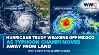 Hurricane Trudy Weakens Off Mexico as Typhoon Champi Moves Away From Land