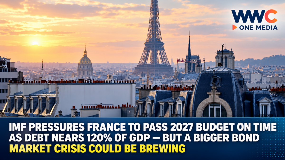 IMF Pressures France to Pass 2027 Budget on Time as Debt Nears 120% of GDP — But a Bigger Bond Market Crisis Could Be Brewing
